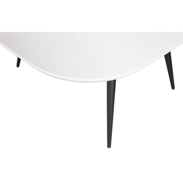 Combi-tablo: Organisch Mist 130x130 & Conisch Poot Zwart