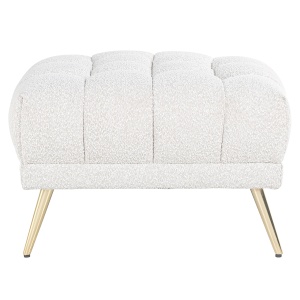 Poef huxley white bouclé (Copenhagen 900 Bouclé White)