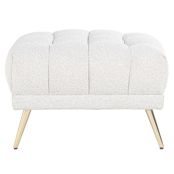 Poef huxley white bouclé (Copenhagen 900 Bouclé White)