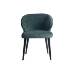 Eetkamerstoel Fiori Structure Velvet Petrol