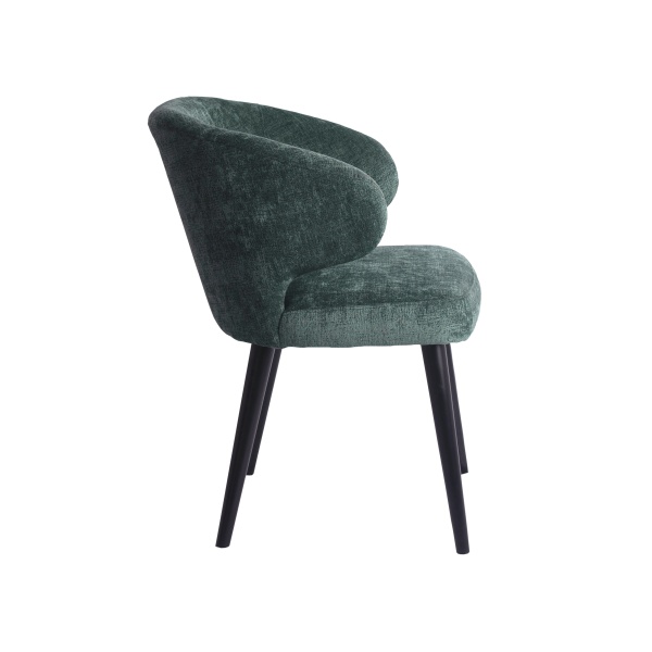 Eetkamerstoel Fiori Structure Velvet Petrol