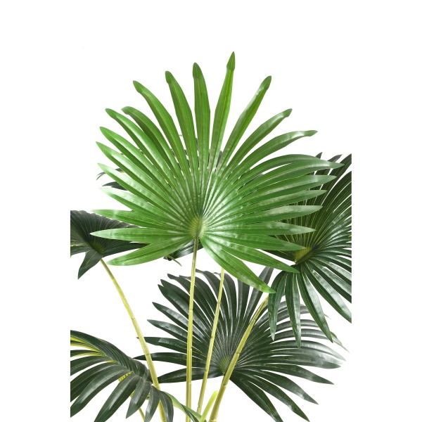 Kunstplant Palm Zwarte Pot S