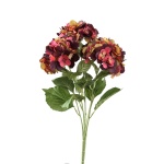 Hydrangea Flower burgundy