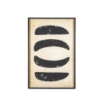 Schilderij Kyoto small - black