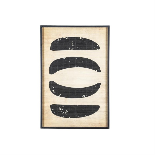 Schilderij Kyoto small - black