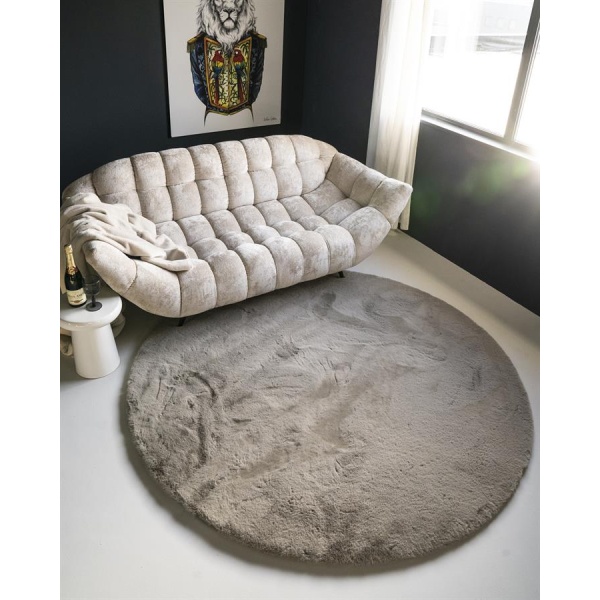 Carpet Zena round - grey