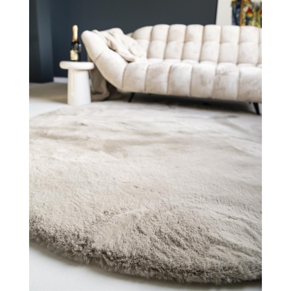 Carpet Zena round - grey