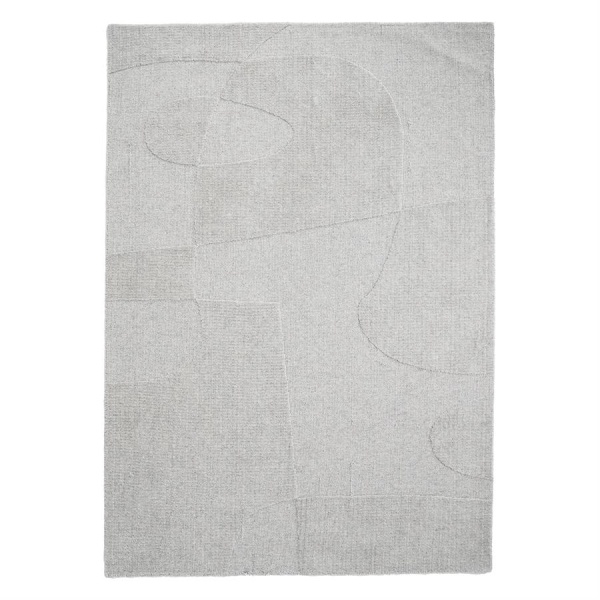 Vloerkleed Yuka 190x290 cm - light grey