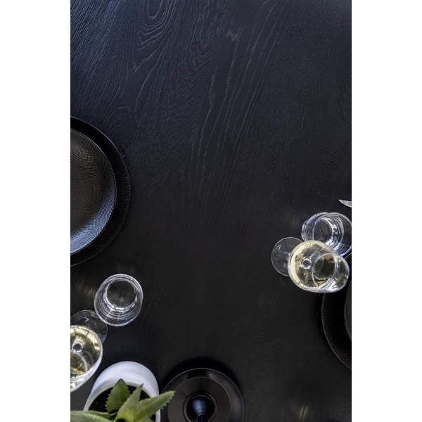Eettafel ovaal - 240x110 zwart