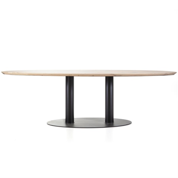 Eettafel ovaal - 300x120 naturel