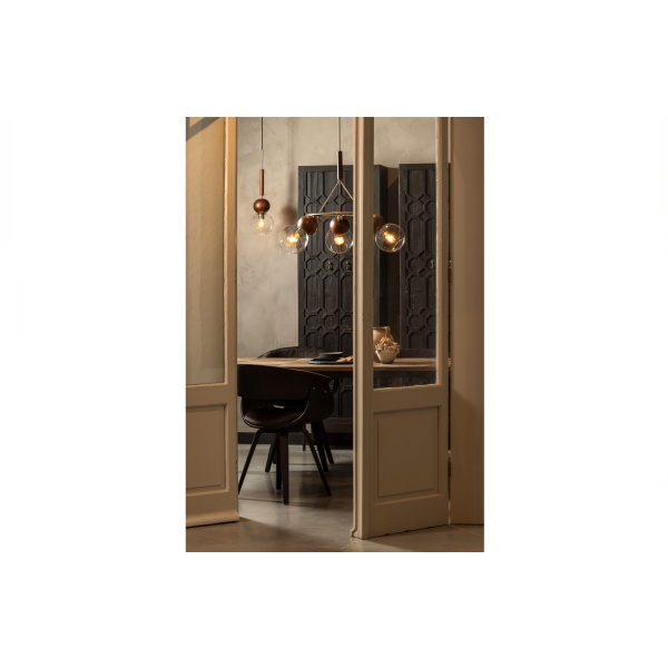 Babble Hanglamp Glas Walnoot