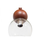 Babble Hanglamp Glas Walnoot