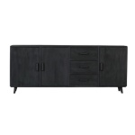 Dressoir Omaha Black 220 cm