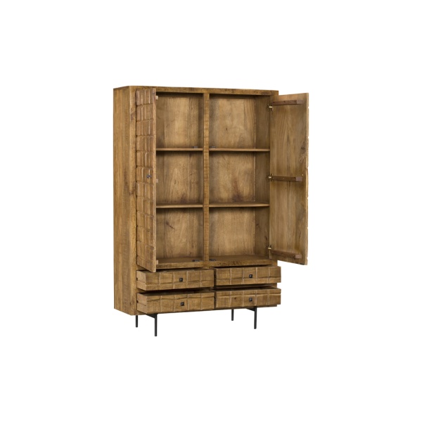 Kabinet Kast Brandy 2 Deuren 4 Lades