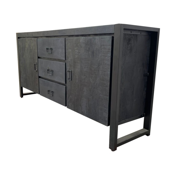 Dressoir Boaz Black 160 cm