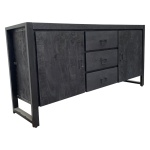 Dressoir Boaz Black 160 cm