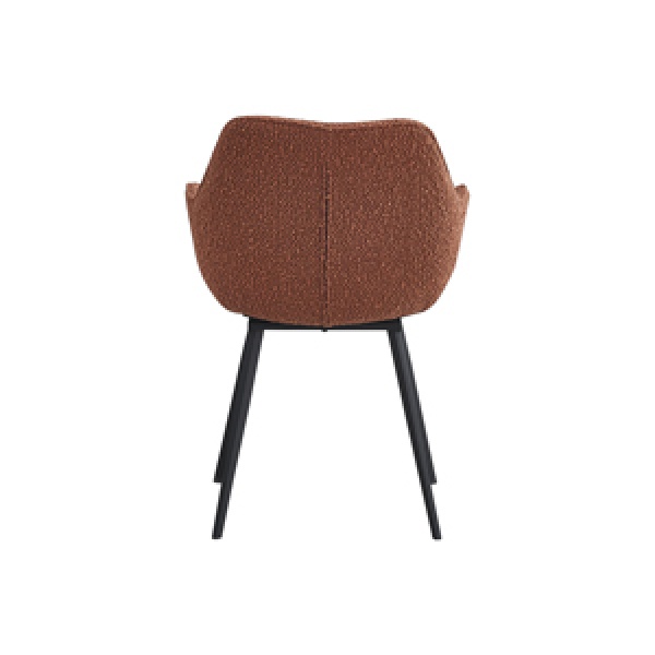 Armstoel Luca Boucle Leaf Brown