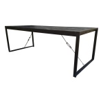 Eettafel Boaz Black | 180 cm