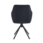 Armstoel Corine Velvet Zwart