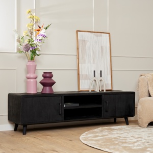Tv Meubel Omaha Black 180 cm