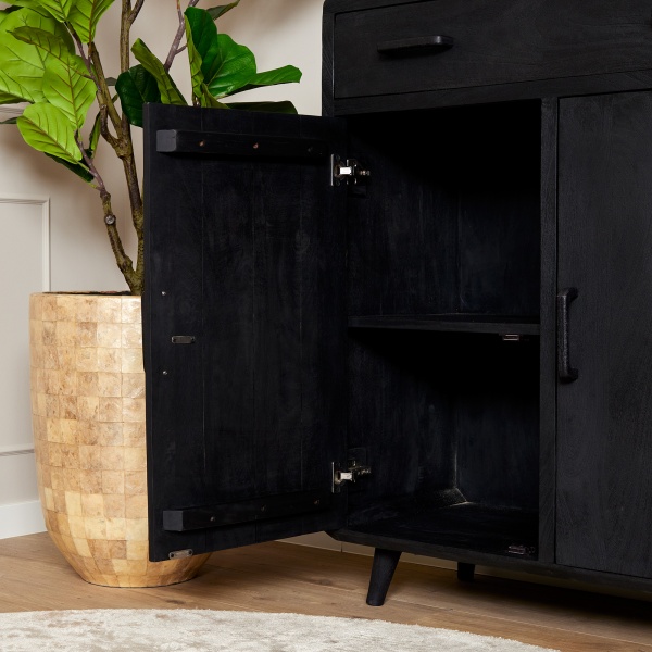 Kabinet kast Omaha Black 100 cm