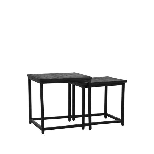 Salontafel Twain - Zwart - Mangohout