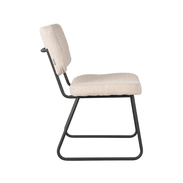 Eetkamerstoel Noah - Naturel - Boucle