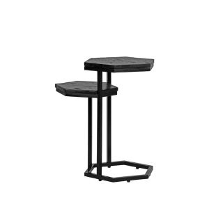 Bijzettafel Multi - Zwart - Mangohout