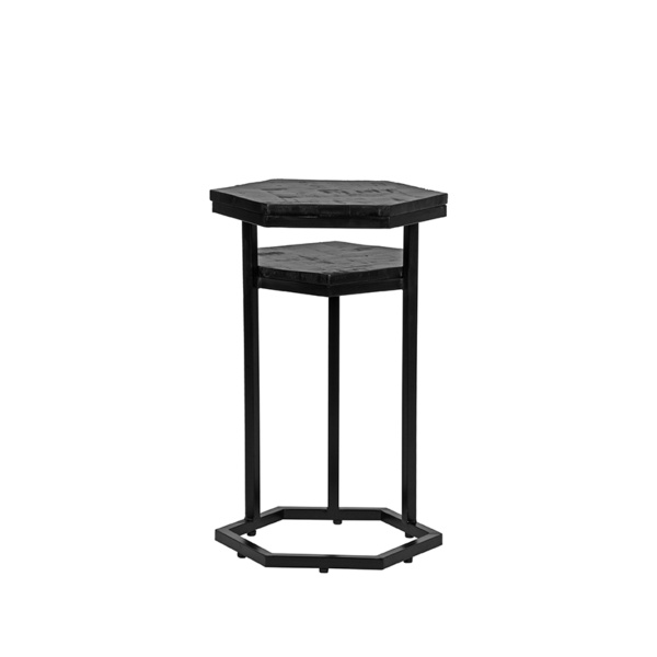 Bijzettafel Multi - Zwart - Mangohout