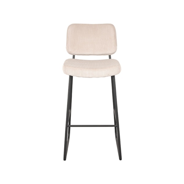Barkruk Noah - Naturel - Ribcord - Zithoogte 78