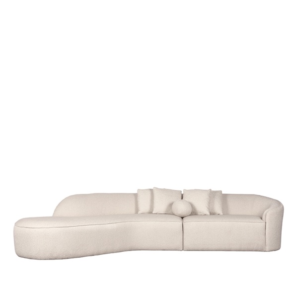 Bank Stelvio - Beige - Boucle