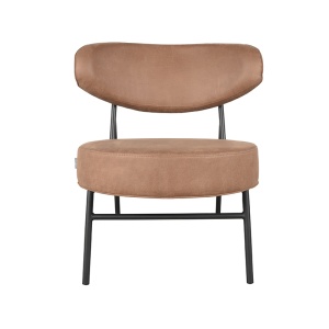 Fauteuil Zack - Cognac - Micro Suede