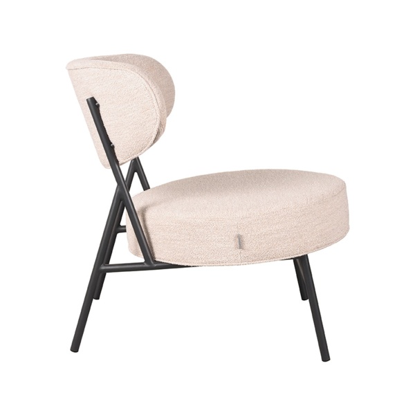 Fauteuil Zack - Naturel - Boucle
