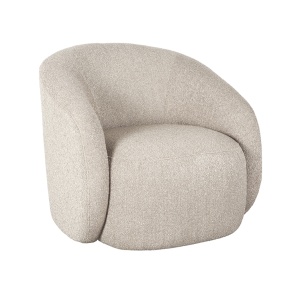 Fauteuil Alby - Beige - Chicue Boucle