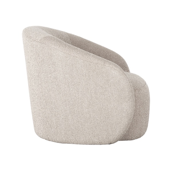 Fauteuil Alby - Beige - Chicue Boucle