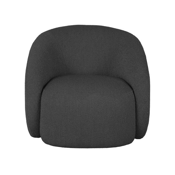 Fauteuil Alby - Antraciet - Boucle