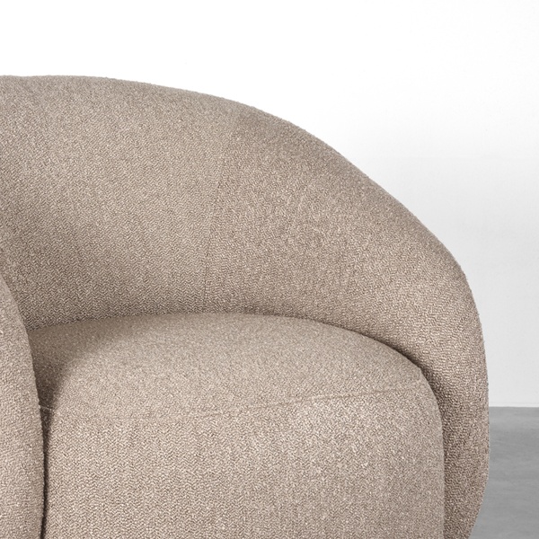 Fauteuil Alby - Clay - Chicue Boucle