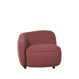 Fauteuil Livo - Winered - Boucle - Links