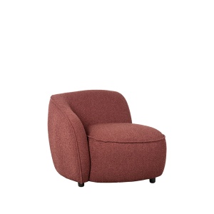 Fauteuil Livo - Winered - Boucle - Links