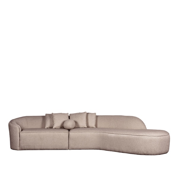 Bank Flori - Clay - Boucle - Rechts