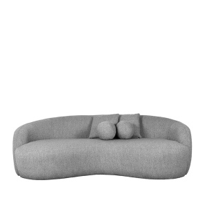 Bank Nesso - Grijs - Boucle- 3-zits