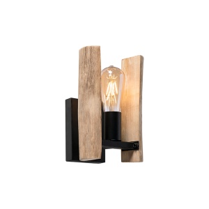 Wandlamp Woody - Rough - Hout