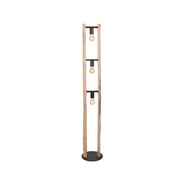 Vloerlamp Woody - Rough - Hout