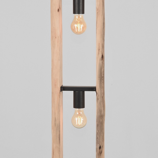 Vloerlamp Woody - Rough - Hout