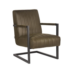 Fauteuil Milo - Army green - Microfiber