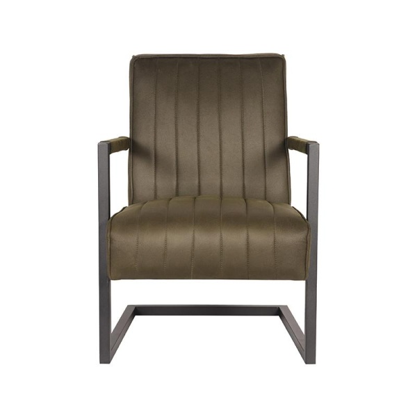 Fauteuil Milo - Army green - Microfiber