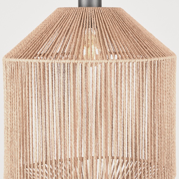 Hanglamp Ibiza - Naturel - Jute - 1-Lichts Cilinder