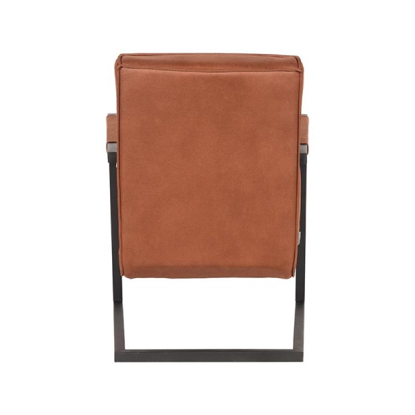 Fauteuil Milo - Cognac - Microfiber