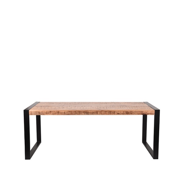 Eetkamertafel Brussels - Rough - Mangohout - 220x95 cm