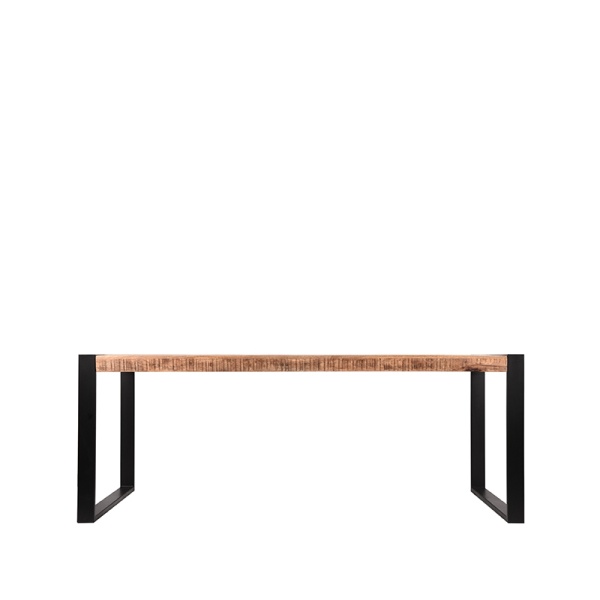 Eetkamertafel Brussels - Rough - Mangohout - 220x95 cm